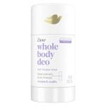 DOVE Whole Body Deo Aluminum Free Anti-Friction Deodorant Stick Coconut & Vanilla (2.6 oz)